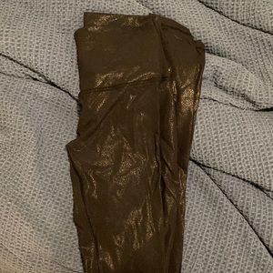 Lulu leggings size 4 faux leather